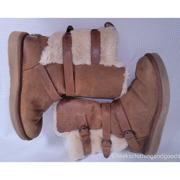 UGG Australia Becket Chestnut Boots Women's size 7 - Picture 6 of 10